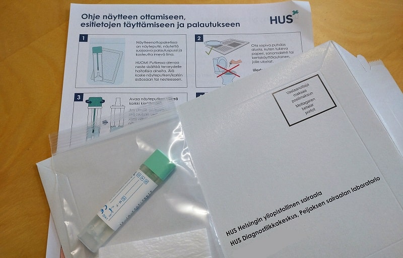 Suolistosyöpäseulonnan näytteenottopaketti